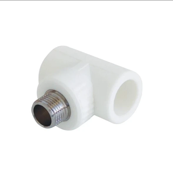 Kalde Pp Erkek Te Dişli 20X1/2X20 Beyaz ürün görseli 1