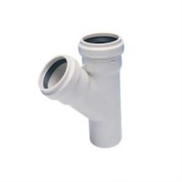 Kalde 50x50 3.2 Pvc-u Tek Çatal 45 Derece ürün görseli 1