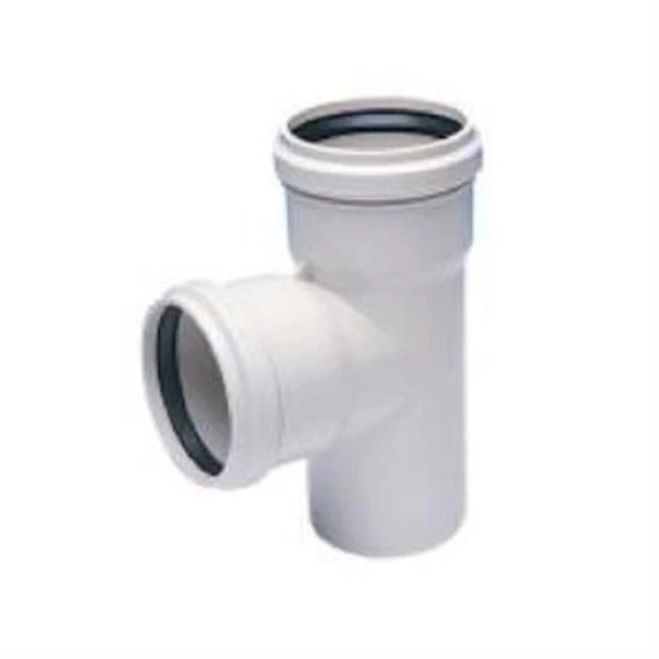 Kalde 75x75  3.2 Pvc-u T  Tek Çatal 87 Derece ürün görseli 1
