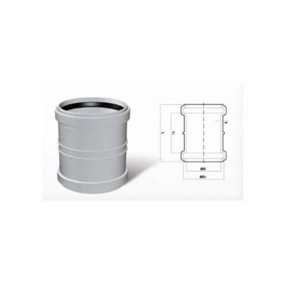Kalde 75 3.2 Pvc-u Kayar Manşon - Resim 3