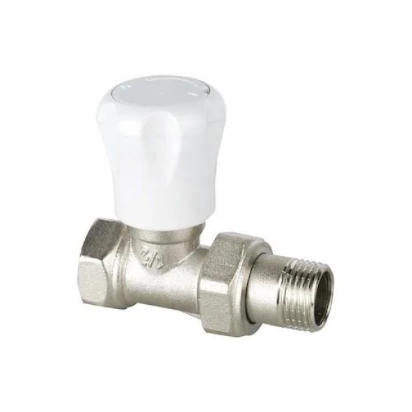 Kalde Düz Radyatör Vana 1/2" Ağır Tip ürün görseli 1