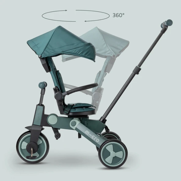 Micro 4in1 Katlanabilir Bisiklet Matcha  Yeşil 6+ Ay - Resim 2