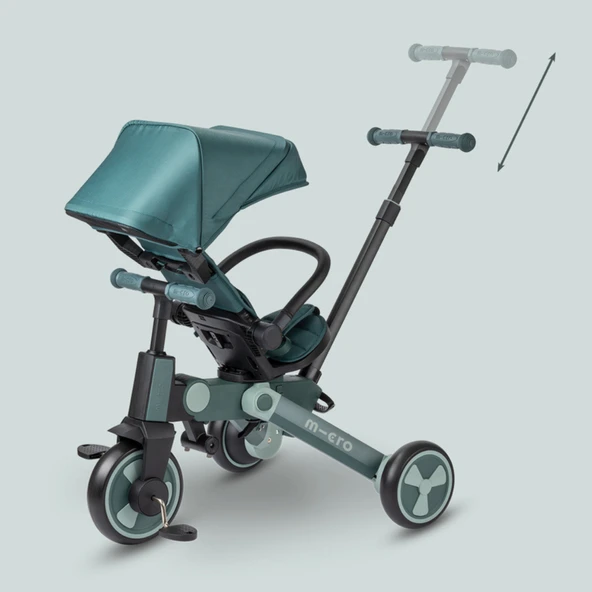 Micro 4in1 Katlanabilir Bisiklet Matcha  Yeşil 6+ Ay - Resim 3
