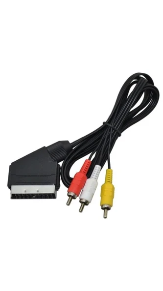 Scart 3 Rca Kablo 1.2 Metre ürün görseli 1