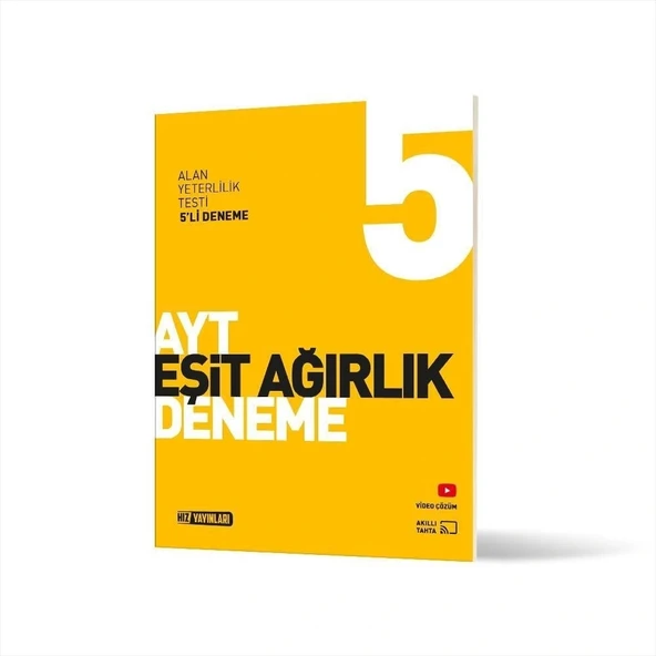 Hız Yayınları AYT Eşit Ağırlık 5'li Genel Deneme ürün görseli 1