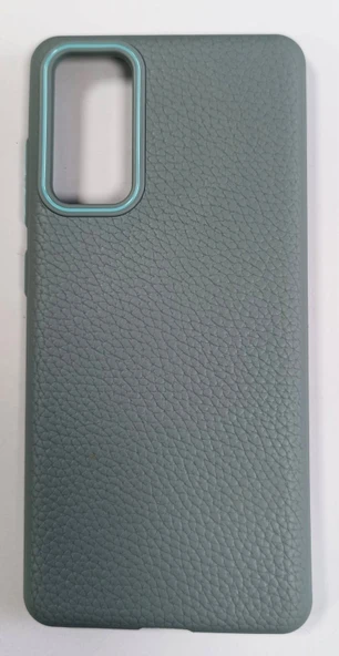 Samsung Galaxy S20 FE Uyumlu Kamera Ve Ekran Çıkıntılı Yumuşak İçi Kadife Kılıf Gri ürün görseli 1