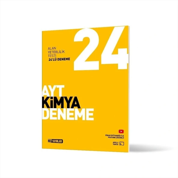 Hız Yayınları AYT Kimya 24'lü Deneme ürün görseli 1