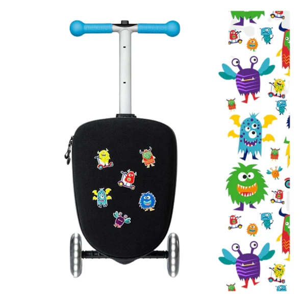Micro Scooter Luggage Junior Velcro Blue  Mavi 2+ Yaş ürün görseli 1