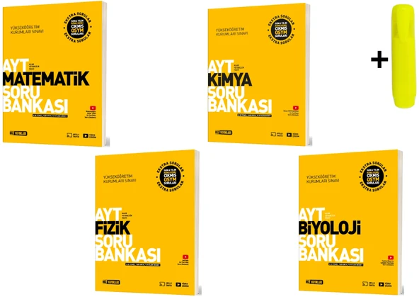 Hız Yayınları Ayt Sayısal Matematik Fizik Kimya Biyoloji Soru Bankası Yeni ürün görseli 1
