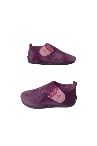 Kız Çocuk Mor Ev İçi Okul Kreş Peluş Ultra Hafif Panduf gzerr56-007 ürün görseli 1
