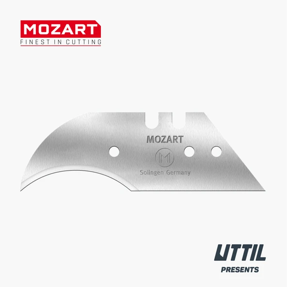 Mozart Blades 160.065 Yarım Ay (Konkav) Bıçak 10'lu Yedek ürün görseli 1