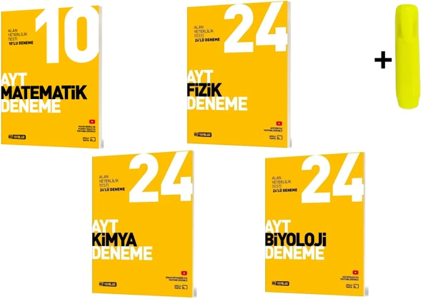 Hız Yayınları Ayt Sayısal Matematik Fizik Kimya Biyoloji Deneme Seti Yeni ürün görseli 1