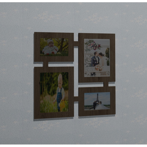 Ahşap Soy Ağacı Fotoğraf,Resim Çerçevesi Çerçeve-04326mse ürün görseli 1