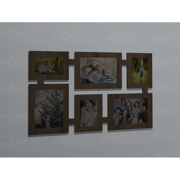 Ahşap Soy Ağacı Fotoğraf,Resim Çerçevesi Çerçeve-04325mse ürün görseli 1