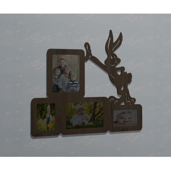 Ahşap Soy Ağacı Fotoğraf,Resim Çerçevesi Çerçeve-04323mse ürün görseli 1
