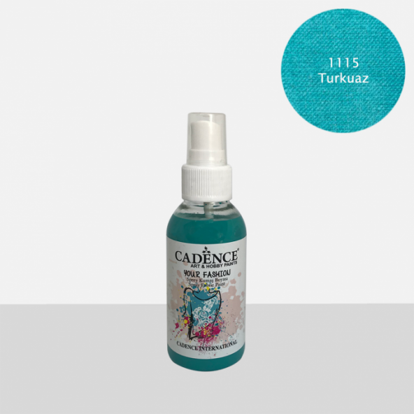 1115 Turkuaz Sprey Kumaş Boyası ürün görseli 1