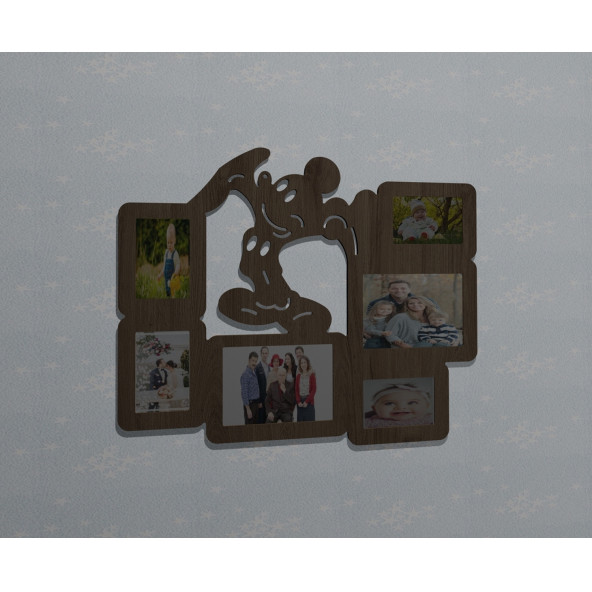 Ahşap Soy Ağacı Fotoğraf,Resim Çerçevesi Çerçeve-04320mse ürün görseli 1