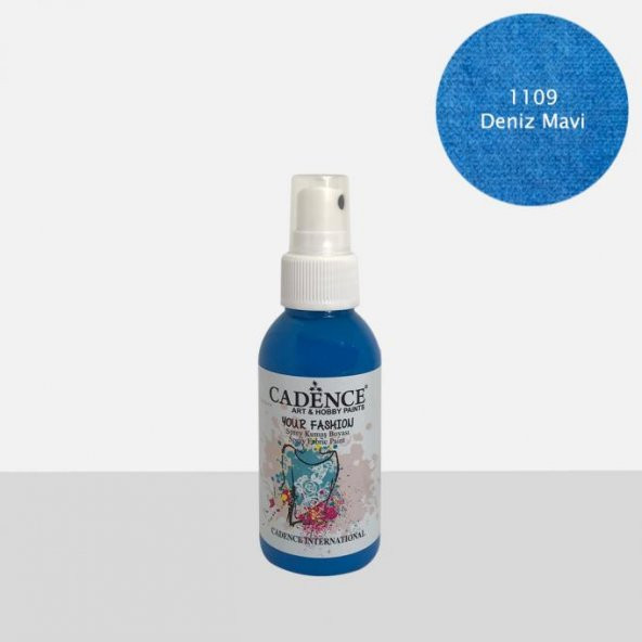 KUMAŞ SPREY BOYA 1109 DENİZ MAVİ 100ML ürün görseli 1