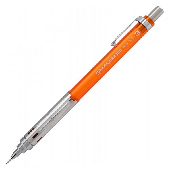PENTEL TEKNIK CIZIM KALEMI GEAR300 03MM TURUNCU ürün görseli 1
