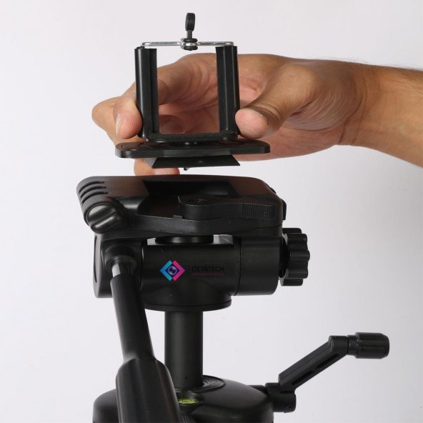 DEYATECH 3570-170CM VİDEO&FOTOĞRAF TRİPOD - Resim 5