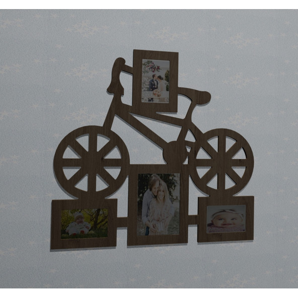Ahşap Soy Ağacı Fotoğraf,Resim Çerçevesi Çerçeve-04316mse ürün görseli 1