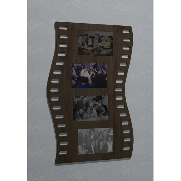 Ahşap Soy Ağacı Fotoğraf,Resim Çerçevesi Çerçeve-04311mse ürün görseli 1