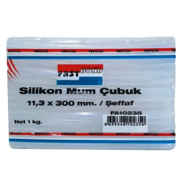 Fast Bond Silikon Mum Çubuk Yapıtırıcı 11,3mm X 300mm 1 KG ürün görseli 1