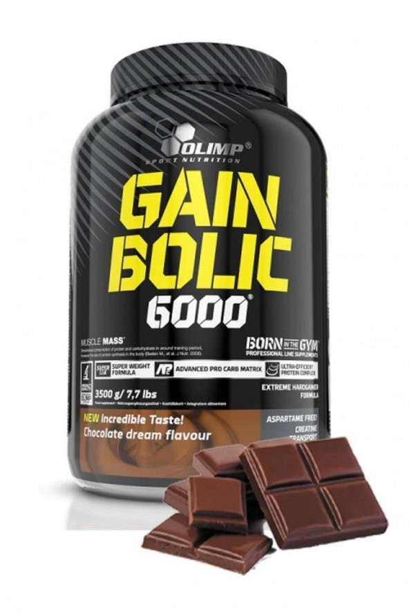 Olimp Gain Bolic 6000 Karbonhidrat Tozu 3500 gr - Çikolata Aromalı ürün görseli 1