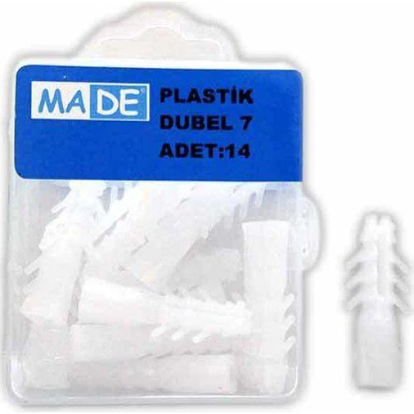 Made Plastik Dubel 7Mm ( 1 Kutu:14 Adet) ST-02 ürün görseli 1