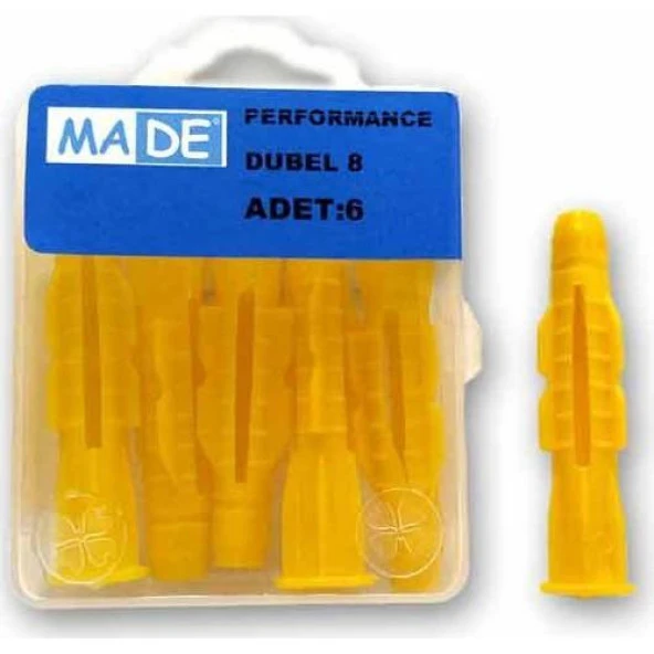 Made Performance Dubel 8 Mm ( 1 Kutu:6 Adet) ST-09 ürün görseli 1
