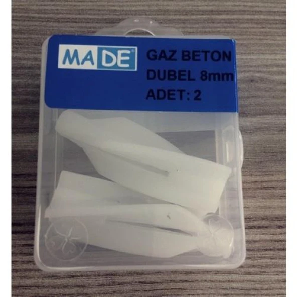 Made Gazbeton Dubel 8 Mm ( 1 Kutu:2 Adet) ST-17 ürün görseli 1