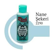 Rich Multi Surface Akrilik Boya 120ml 2290 Nane Sekeri ürün görseli 1