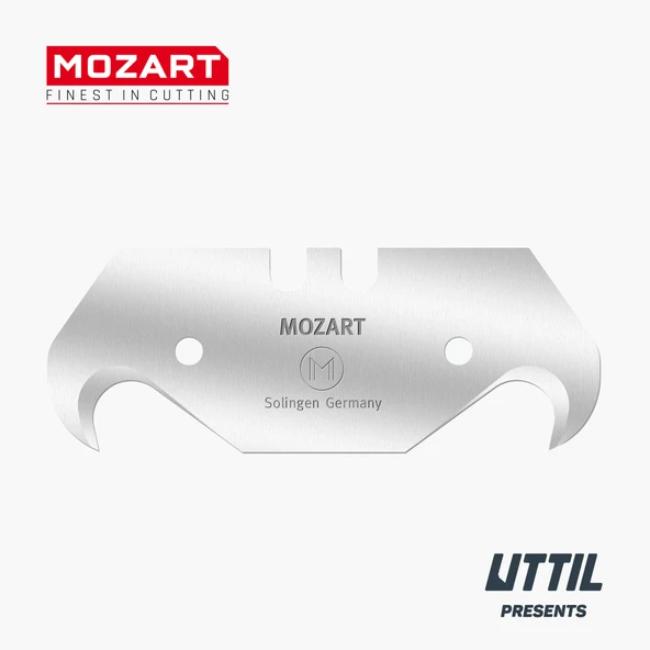 Mozart Blades 110.065 51 mm Kanca Bıçak 10'lu Yedek Bıçak ürün görseli 1