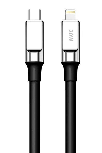 Apple İphone 12 Şarj Kablosu 3.4A Lightning - SC67L-Siyah ürün görseli 1
