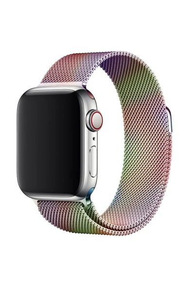 Apple Watch Ultra 49 mm Uyumlu Metal Mıknatıslı Kordon Watch 2/3/4/5/6/7/8/se/ultra Azn-Metal ürün görseli 1