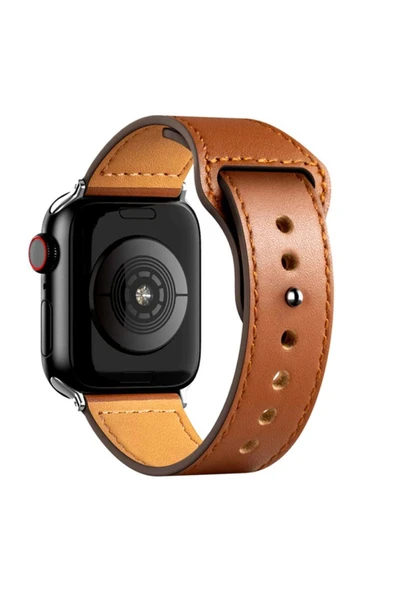 Apple Watch 40  Uyumlu  mm Deri Kordon 2/3/4/5/6/7/8/se/ultra Azn-KR415 ürün görseli 1