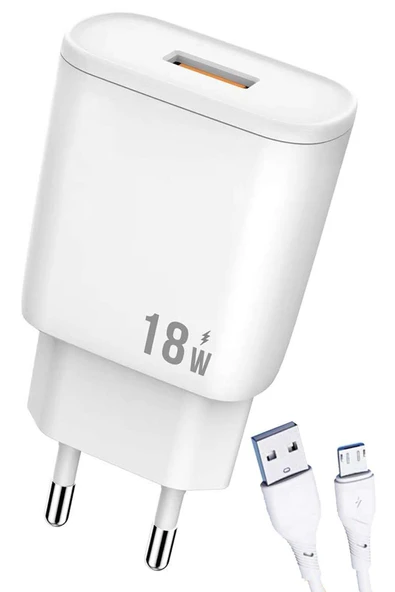 LG Stylus 2 Şarj Aleti Micro USB 18W 3.0A Hızlı Şarj ürün görseli 1