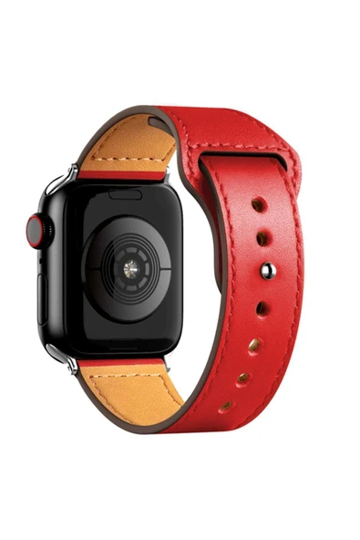 Apple Watch 42 mm Deri Kordon 2/3/4/5/6/7/8/se/ultra Azn-KR415 ürün görseli 1