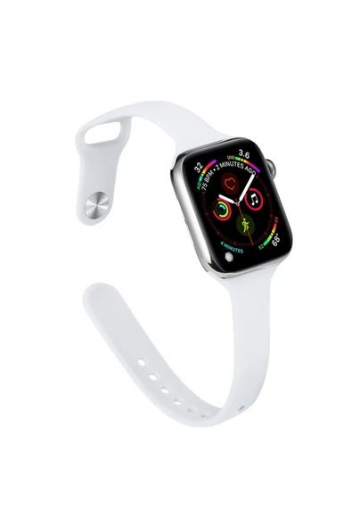 Apple Watch 42 mm Uyumlu Silikon Kordon Watch 2/3/4/5/6/7/8/se/ultra Azn-Klasik ürün görseli 1