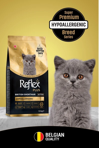 Reflex Plus British Shorthair Yavru Kedi Maması 1.5 Kg ürün görseli 1