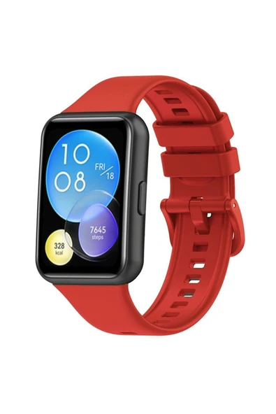 Huawei Watch Fit 2 Uyumlu Silikon Kordon Klasik ürün görseli 1