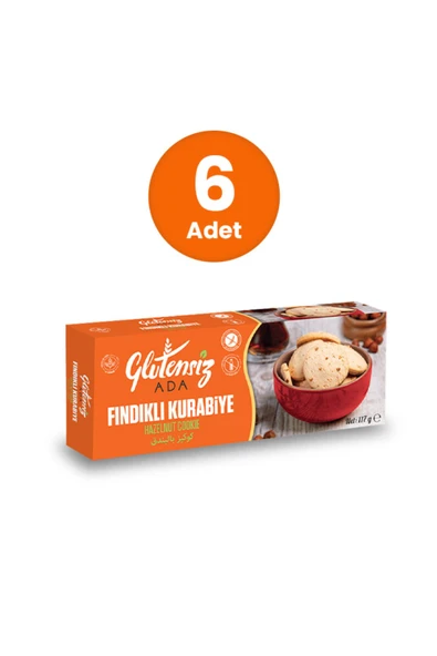 Glutensiz Ada Glutensiz Fındıklı Kurabiye 117 gr (6 ADET) ürün görseli 1