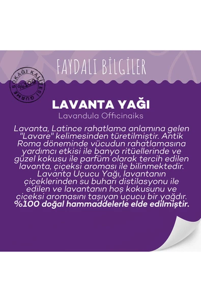 GURME SOKAĞI Lavanta Yağı 10 ml - Resim 3