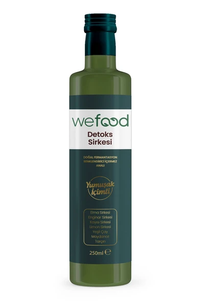 Wefood Detoks Sirkesi 250 ml (Doğal Fermantasyon) ürün görseli 1