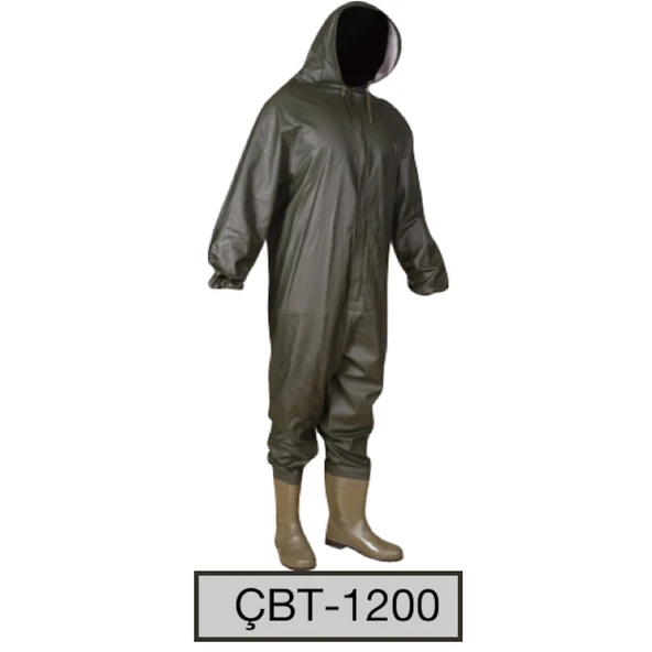 Trans Iş Çbt-1200 Avcı Boy Tulum Çizme No.45  45 ürün görseli 1