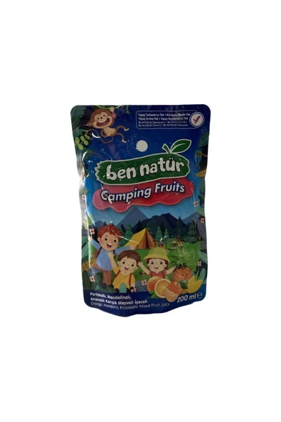 Ben Natür Camping Fruits 200ml 20 Adet ürün görseli 1