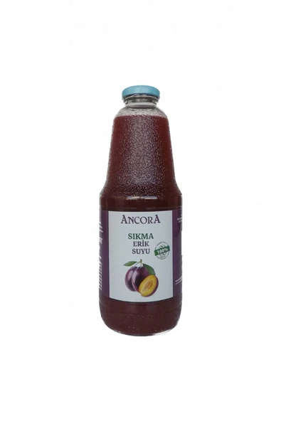 Ancora Sıkma Erik Suyu %100 Meyve 1000 ml x 6 Adet ürün görseli 1