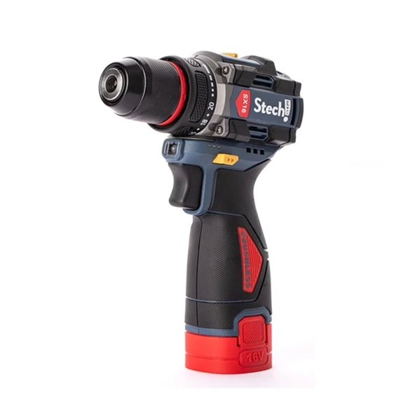 StechEnd SX16 Darbesiz Akülü Vidalama Matkap 2 x 2Ah ürün görseli 1