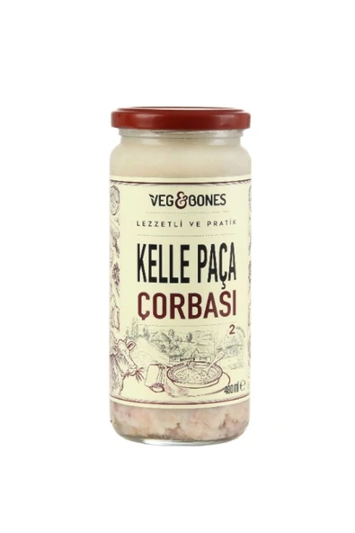 Veg&Bones Kelle Paça Çorbası 480ml Konserve ürün görseli 1