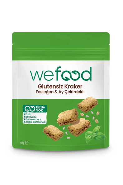 Wefood Fesleğenli Kraker 40 gr ürün görseli 1
